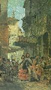 Carl Spitzweg Italienische Strabensanger oil painting picture wholesale